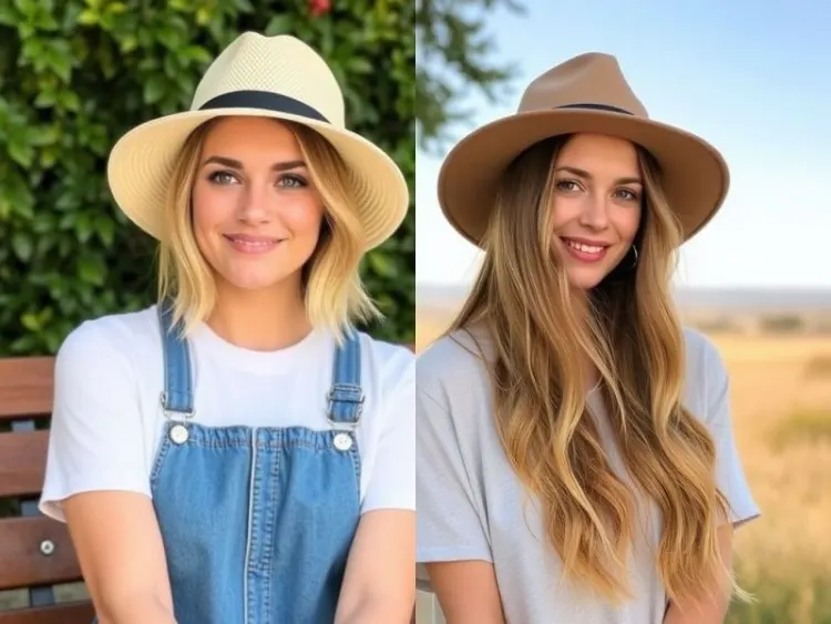 Chapeaux pour cheveux courts vs cheveux longs : ce qui change vraiment