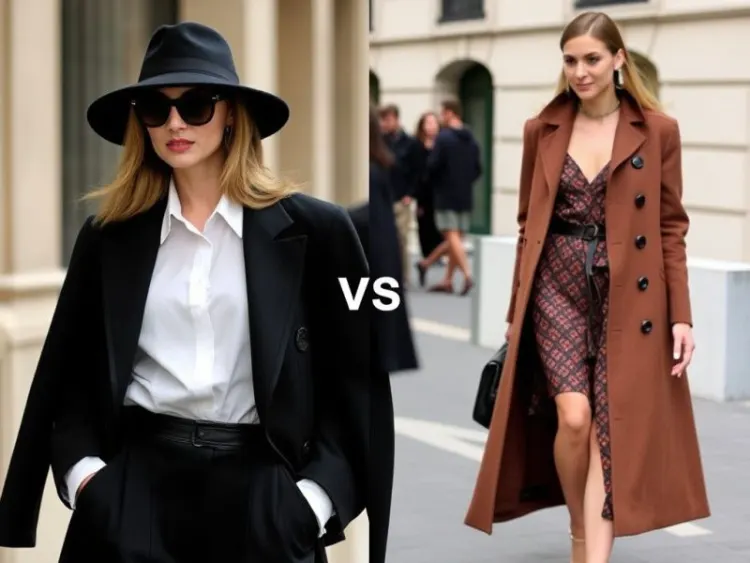 Mode française vs mode italienne : deux philosophies du chic